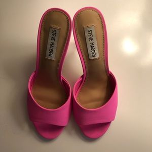 Bright Pink Steve Madden Erin Heels
